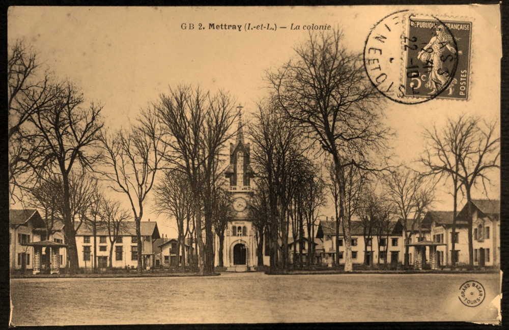 Carte postale ancienne de la colonie pénitentiaire de Mettray
